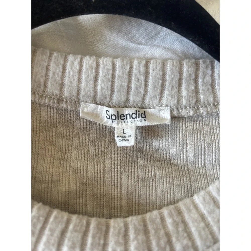 Splendid London Rib Knit | Cream | Size L - Picture 6 of 7